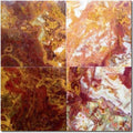 Red Multicolor Marble Tile 12x12 Polished