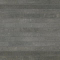 Reside Black 1x12 Stacked Matte, Semi Polished Porcelain  Mosaic