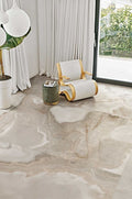 Reves Noisette Glossy 24x48 Porcelain  Tile