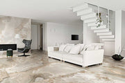 Reves Noisette Glossy 24x48 Porcelain  Tile