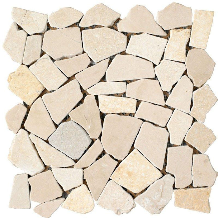 Rockart Beige Pebble  Natural Stone  Mosaic