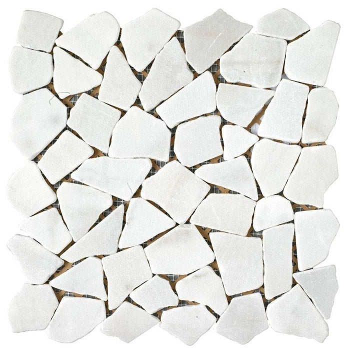 Rockart Blanco Pebble  Natural Stone  Mosaic