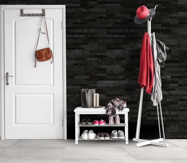 Rockwall Anthracite Matte 6x24 Porcelain  Tile