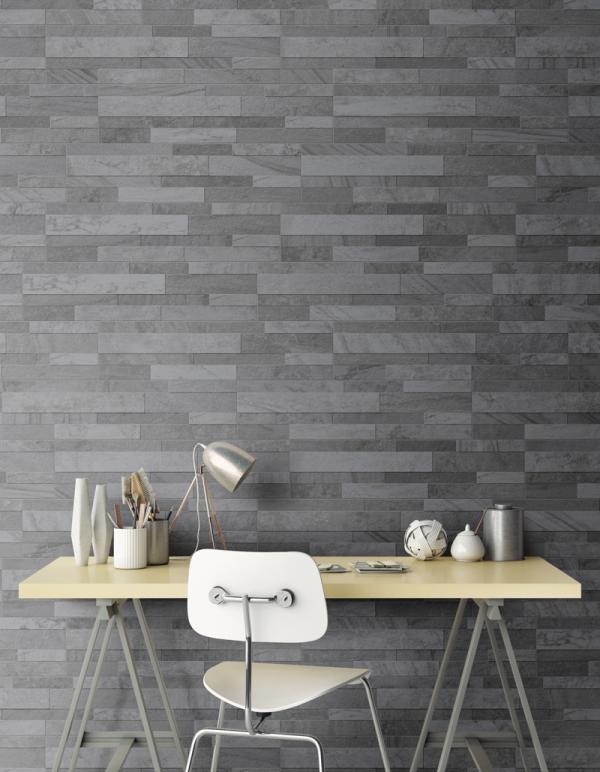 Rockwall Grey Matte 6x24 Porcelain  Tile