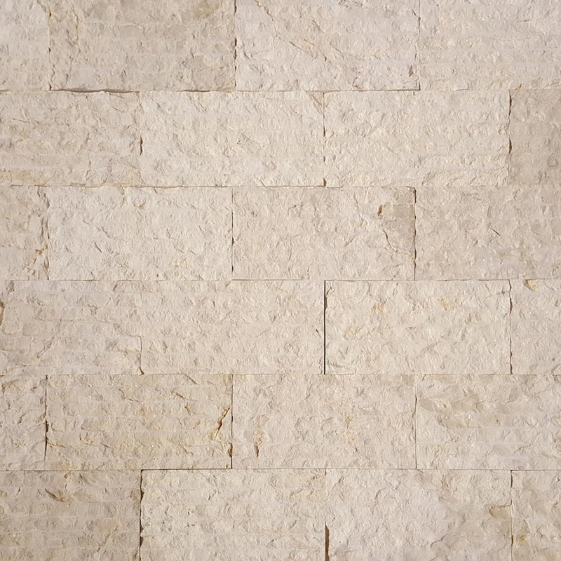 Royal Beige Marble Veneer 6x12 Splitface