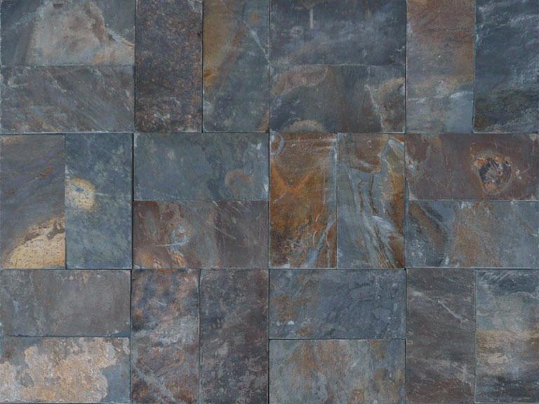 Rustic Slate Paver 8x16 Natural   1.25 inch