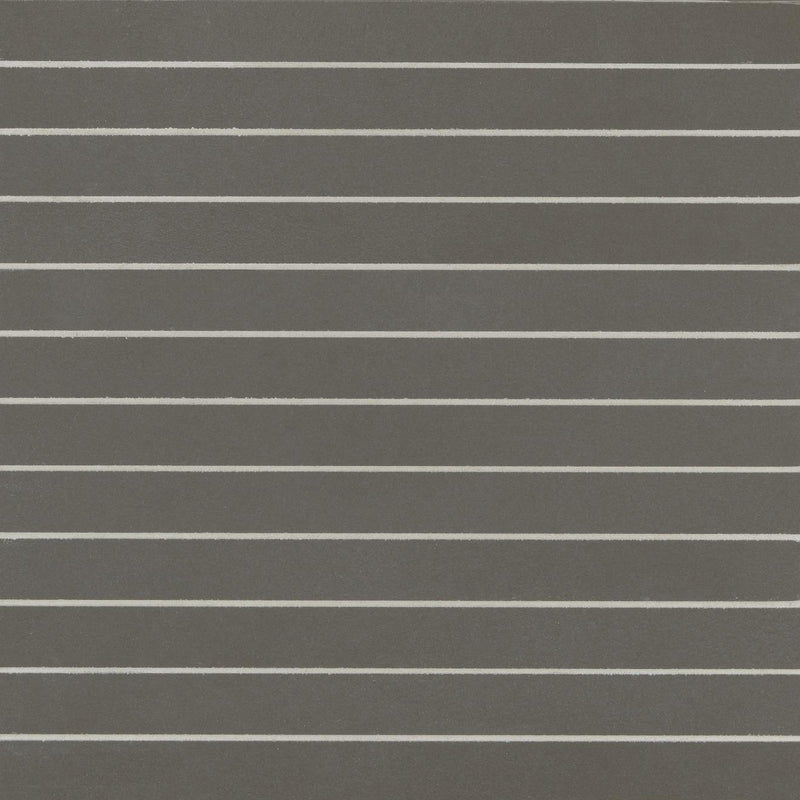 Sahara Dark 1x12 Rectangle Matte Porcelain  Mosaic