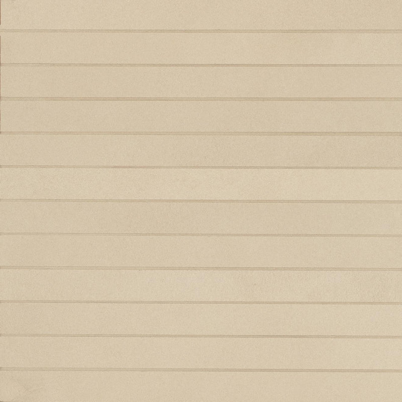 Sahara Ecru 1x12 Rectangle Matte Porcelain  Mosaic