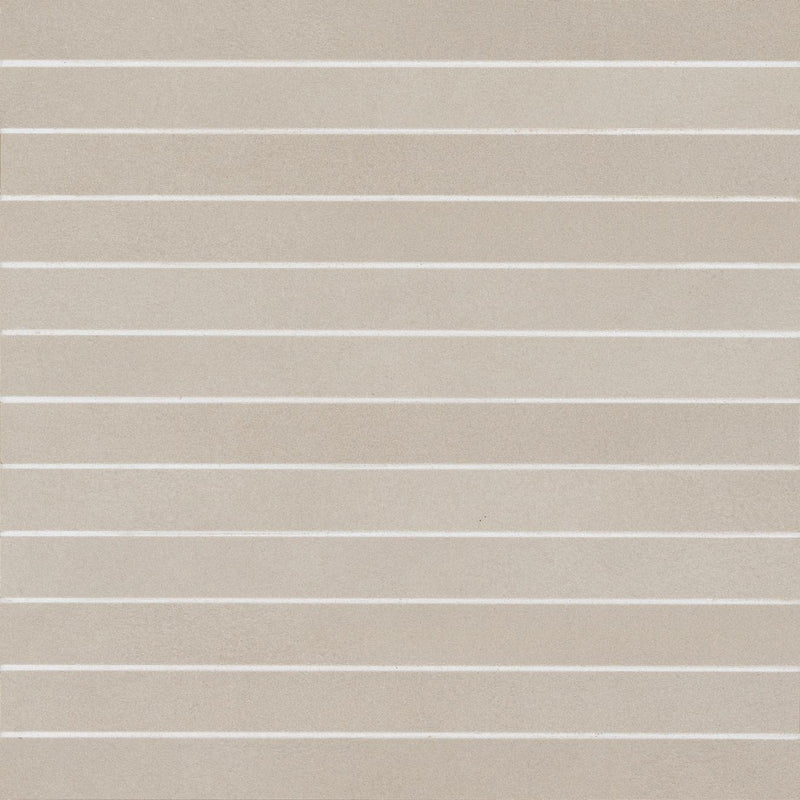 Sahara Grey 1x12 Rectangle Matte Porcelain  Mosaic