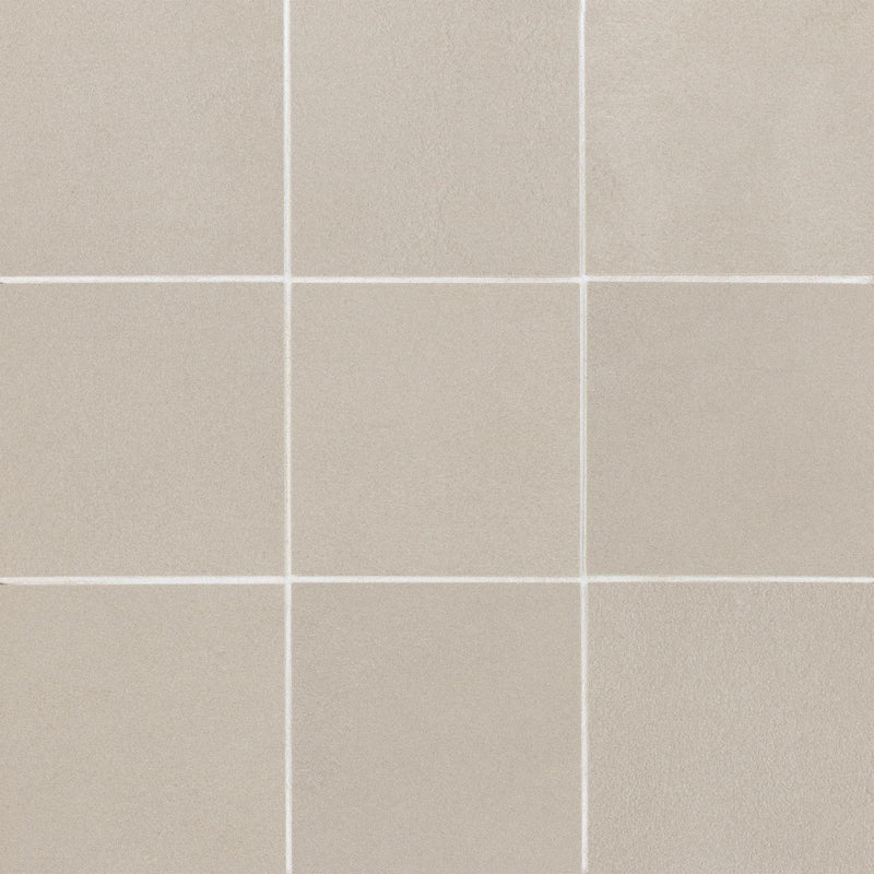 Sahara Grey 4x4 Square Matte Porcelain  Mosaic