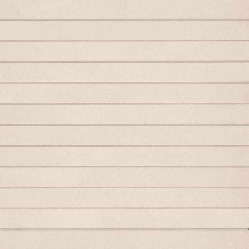 Sahara White 1x12 Rectangle Matte Porcelain  Mosaic