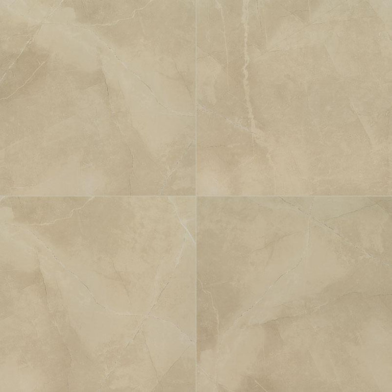 Sande Cream Polished 24x24 Porcelain  Tile
