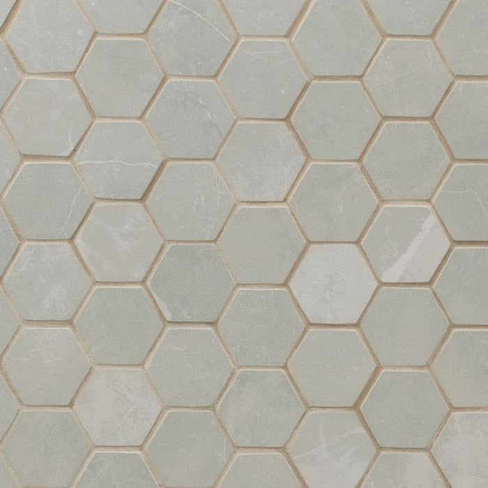 Sande Grey 2x2 Hexagon Matte Porcelain  Mosaic