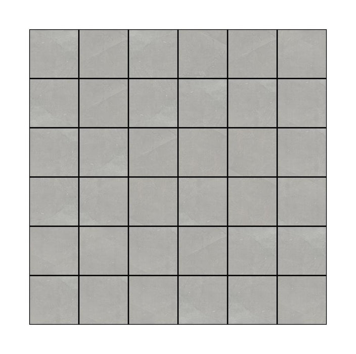 Sande Grey 2x2 Square Matte Porcelain  Mosaic