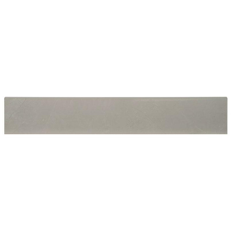 Sande Grey Polished 3x18 Porcelain Bullnose