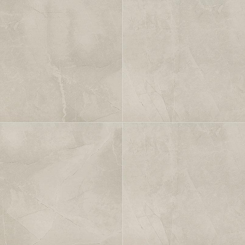 Sande Ivory Polished 24x24 Porcelain  Tile