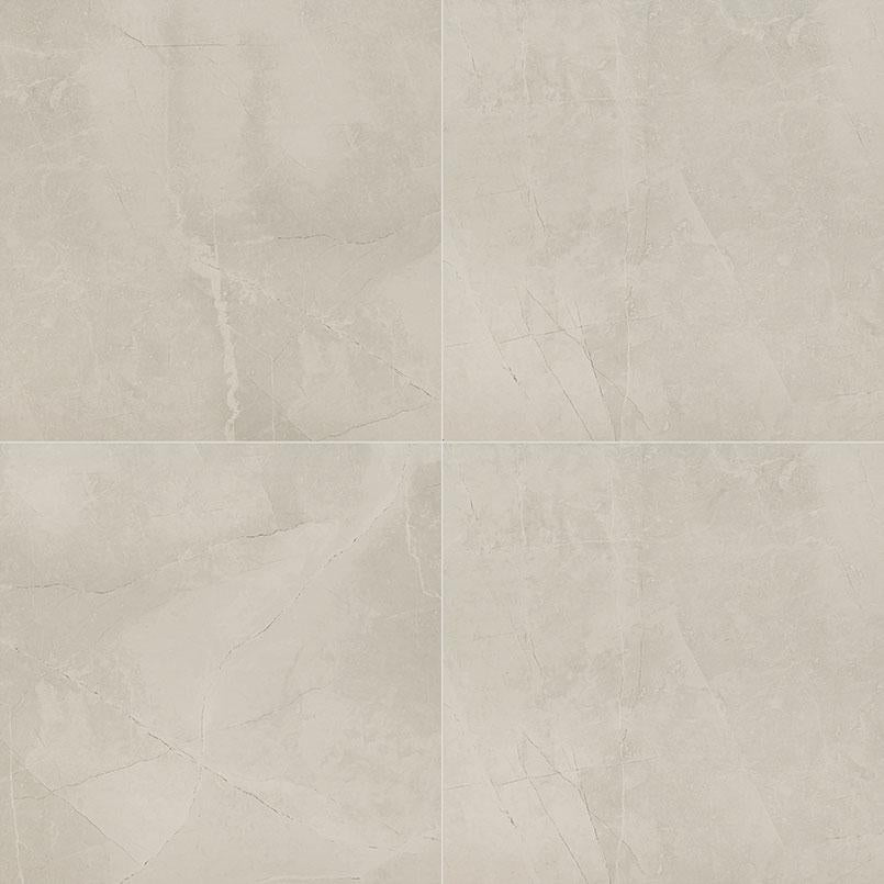 Sande Ivory Polished 24x24 Porcelain Tile — Solidshape