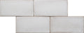 Senio Spatula Bianco Gesso Matte 4x8 Ceramic  Tile