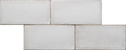 Senio Spatula Bianco Gesso Matte 4x8 Ceramic  Tile