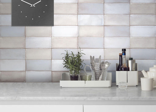 Senio Spatula Bianco Gesso Matte 4x8 Ceramic  Tile