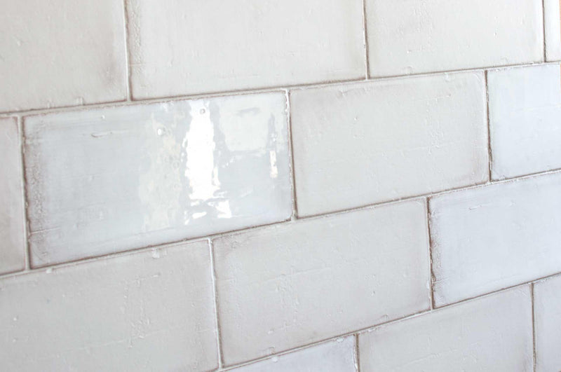 Senio Spatula Bianco Matte 4x8 Ceramic  Tile