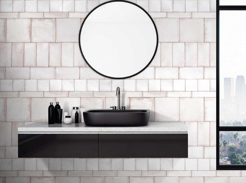 Senio Spatula Bianco Matte 4x8 Ceramic  Tile