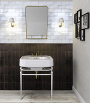 Senio Spatula Bianco Matte 4x8 Ceramic  Tile