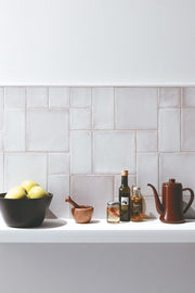 Senio Spatula Bianco Matte 4x8 Ceramic  Tile