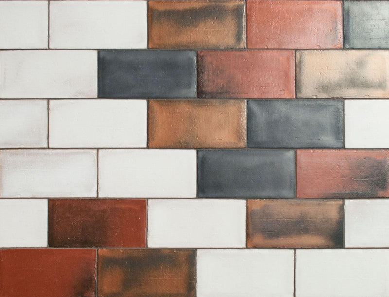 Senio Spatula Bianco Matte 4x8 Ceramic  Tile