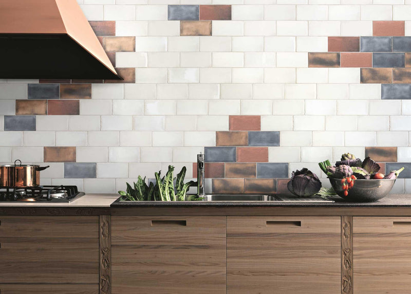 Senio Spatula Bianco Matte 4x8 Ceramic  Tile