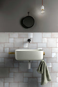 Senio Spatula Bianco Matte 4x8 Ceramic  Tile
