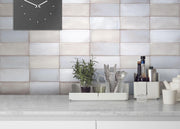 Senio Spatula Bianco Matte 4x8 Ceramic  Tile