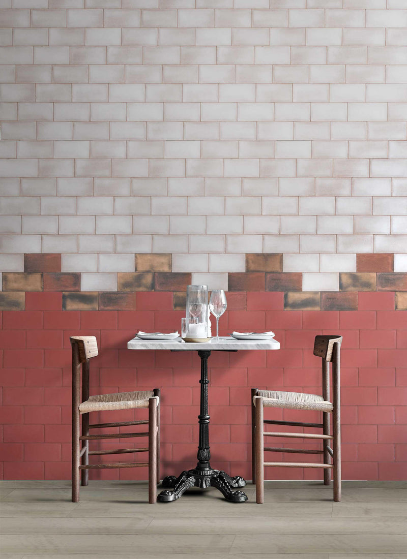 Senio Spatula Grigio Calce Matte 4x8 Ceramic  Tile