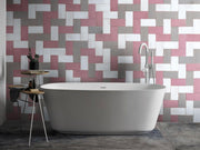 Senio Spatula Grigio Cemento Matte 4x8 Ceramic  Tile