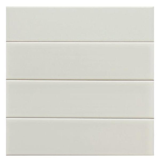 Senio Westport Alabaster Satin 0.5x8 Ceramic Quartino