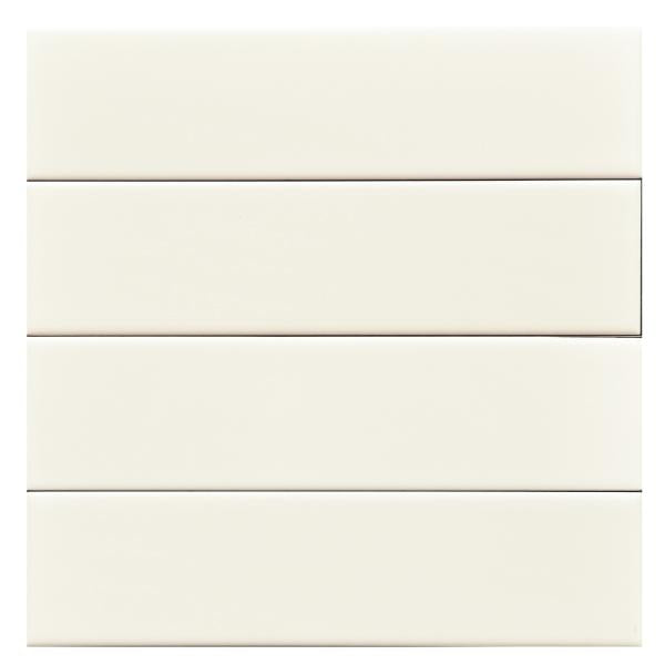 Senio Westport Ivory Satin 0.5x8 Ceramic Quartino