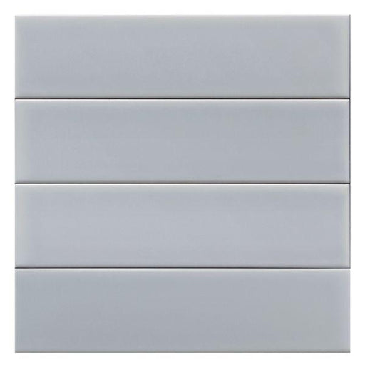 Senio Westport Silver Satin 2.5x10 Ceramic  Tile