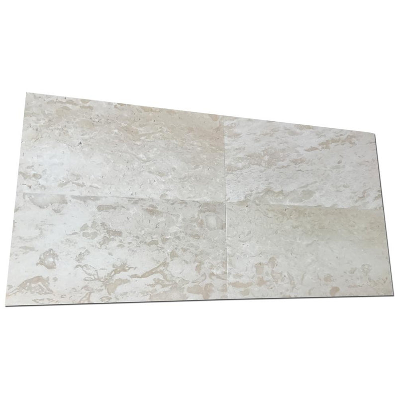 Shellstone Color Shell Stone Limestone Tile 18x36 Brushed — Solidshape