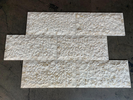 Shell Stone Limestone Veneer 8x18 Splitface