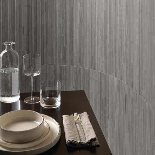 Shibusa Grigio 1x24 Stacked  Porcelain  Mosaic