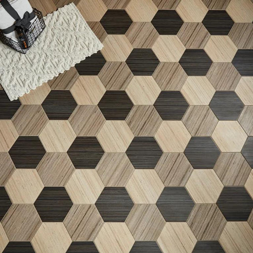 Shibusa Wenge 9x11 Porcelain  Tile