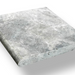 Silver Travertine Coping 12x12 Tumbled Bullnose  1.25 inch