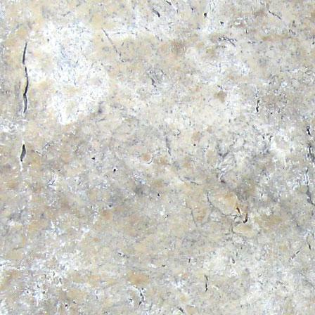 Silver Travertine Coping 16x24 Unfilled, Honed Bullnose  2 inch