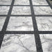 Silver Travertine Paver 12x12 Unfilled Chiseled  1.25 inch