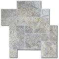 Silver Travertine Pattern Tile – Honed and Filled Rectified 16x24