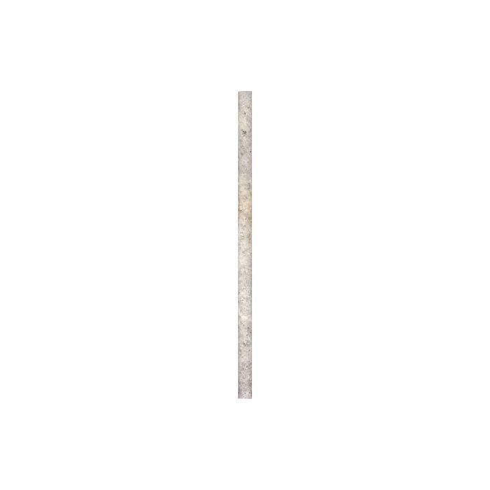 Silver Travertine Trim 12 Honed     Pencil Rail