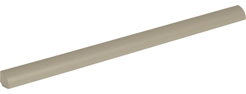 Smooth Greige Matte 3/8x8 Ceramic Pencil Bullnose