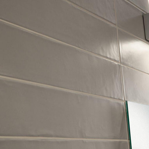 Smooth Greige Matte 4x24 Ceramic  Tile