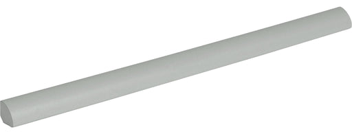 Smooth Tin Matte 3/8x8 Ceramic Pencil Bullnose