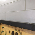 Smooth Tin Matte 4x24 Ceramic  Tile